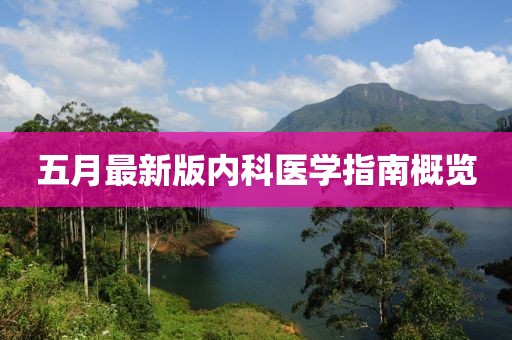 五月最新版內(nèi)科醫(yī)學(xué)指南概覽