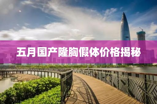 五月國產(chǎn)隆胸假體價格揭秘