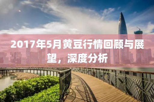 2017年5月黃豆行情回顧與展望，深度分析