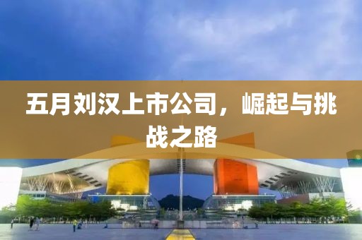 五月劉漢上市公司，崛起與挑戰(zhàn)之路