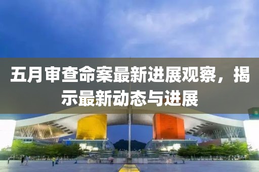五月審查命案最新進展觀察，揭示最新動態(tài)與進展