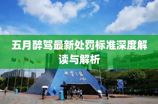 五月醉駕最新處罰標(biāo)準(zhǔn)深度解讀與解析