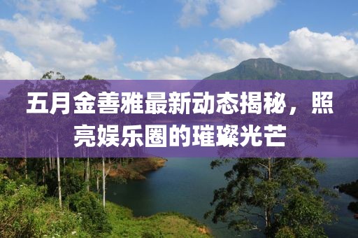 五月金善雅最新動態(tài)揭秘，照亮娛樂圈的璀璨光芒