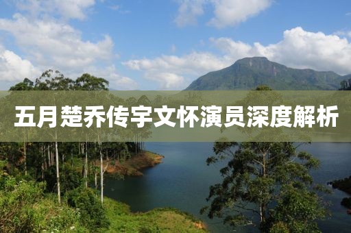 五月楚喬傳宇文懷演員深度解析