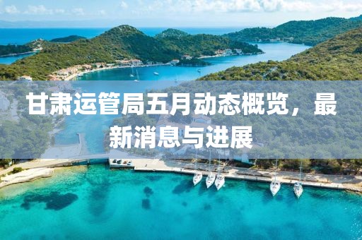 甘肅運管局五月動態(tài)概覽，最新消息與進展