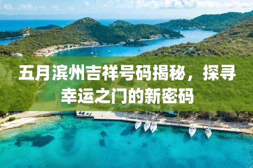 五月濱州吉祥號碼揭秘，探尋幸運之門的新密碼