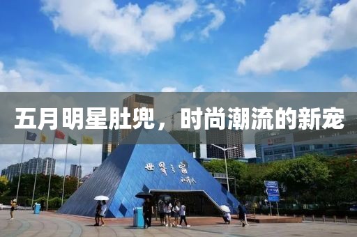 五月明星肚兜，時尚潮流的新寵