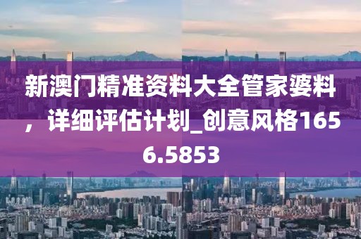 新澳門精準資料大全管家婆料，詳細評估計劃_創(chuàng)意風格1656.5853