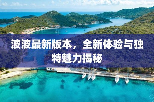 波波最新版本，全新體驗與獨特魅力揭秘