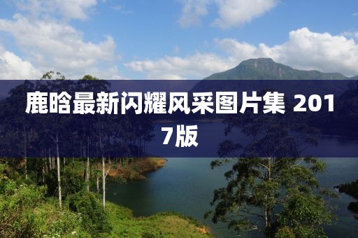 鹿晗最新閃耀風采圖片集 2017版