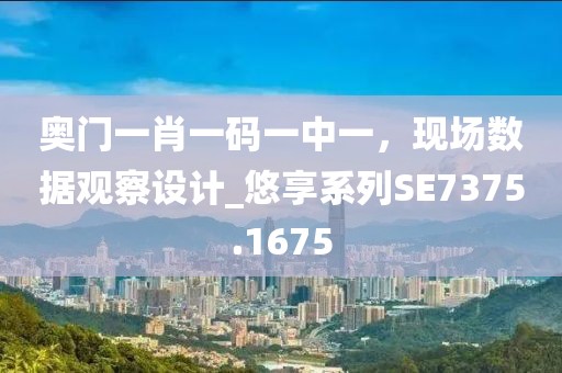 奧門一肖一碼一中一，現(xiàn)場(chǎng)數(shù)據(jù)觀察設(shè)計(jì)_悠享系列SE7375.1675