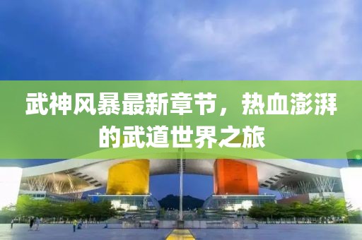 武神風(fēng)暴最新章節(jié)，熱血澎湃的武道世界之旅