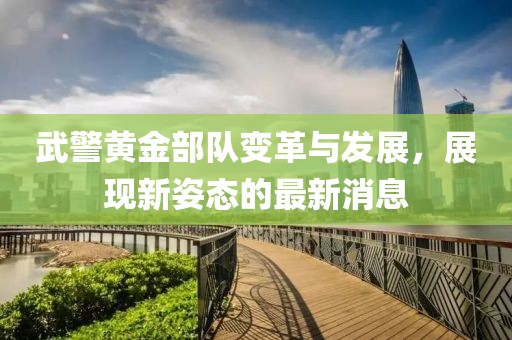 武警黃金部隊(duì)變革與發(fā)展，展現(xiàn)新姿態(tài)的最新消息