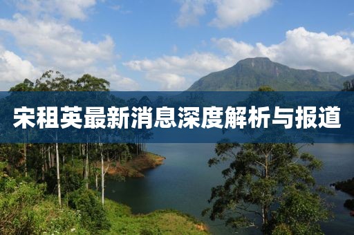 宋租英最新消息深度解析與報(bào)道