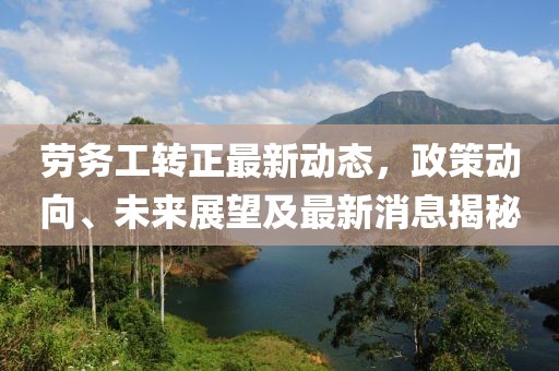 勞務(wù)工轉(zhuǎn)正最新動態(tài)，政策動向、未來展望及最新消息揭秘