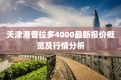 天津港普拉多4000最新報價概覽及行情分析