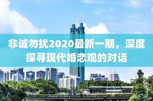 非誠(chéng)勿擾2020最新一期，深度探尋現(xiàn)代婚戀觀的對(duì)話